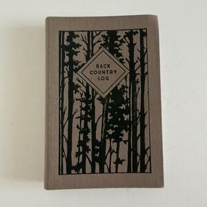 Backcountry Log by Kathryn Hunter Book Hiking Backpacking Camping Journal NEW